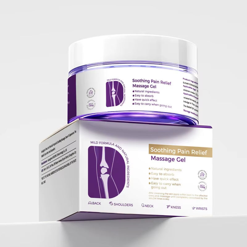 Joint Gel Purple Gel,Soothing Massage Cream,Joint Activities Throughout the Body Soothes Knees Lumbar Neckhands and Feet