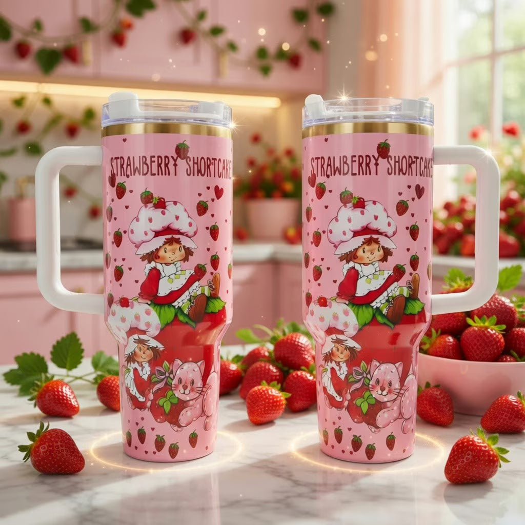 Viral-Strawberry Shortcake Tumbler