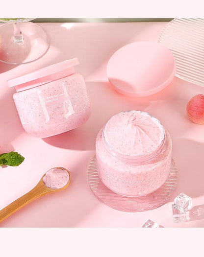 Peach Cream Body Scrub Cream