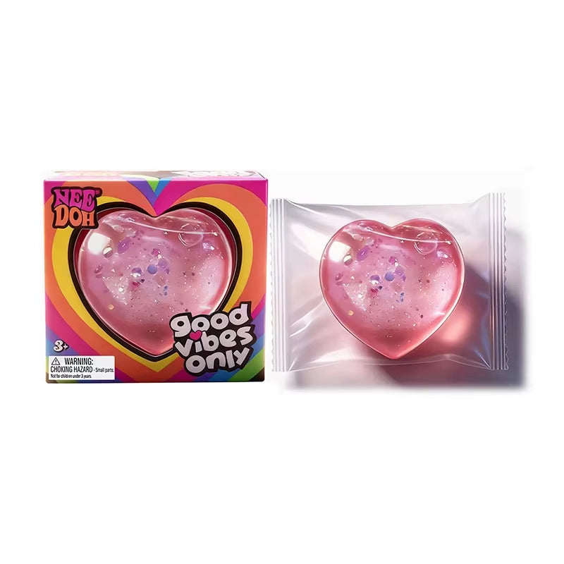 NEE DOH 9 Styles Squishy Fidget Toys Soft Squeeze Sensory Toy Easter Valentine Stress Relief Gift for Kids Adults