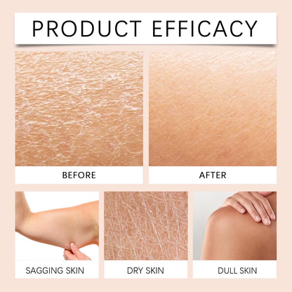 Shea Butter Body Cream Ultra-Hydrating Daily Nourish Skin Lasting Moisturizer Reduce Dryness Soft Body Skin Cream Easy to Absorb