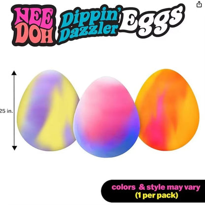 NEE DOH 9 Styles Squishy Fidget Toys Soft Squeeze Sensory Toy Easter Valentine Stress Relief Gift for Kids Adults