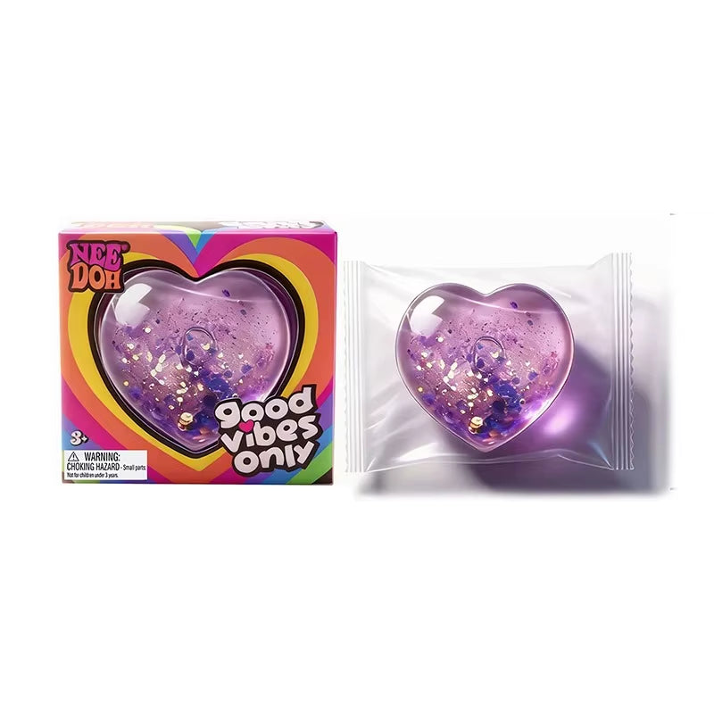 NEE DOH 9 Styles Squishy Fidget Toys Soft Squeeze Sensory Toy Easter Valentine Stress Relief Gift for Kids Adults