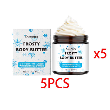 Shea Butter Body Cream Ultra-Hydrating Daily Nourish Skin Lasting Moisturizer Reduce Dryness Soft Body Skin Cream Easy to Absorb