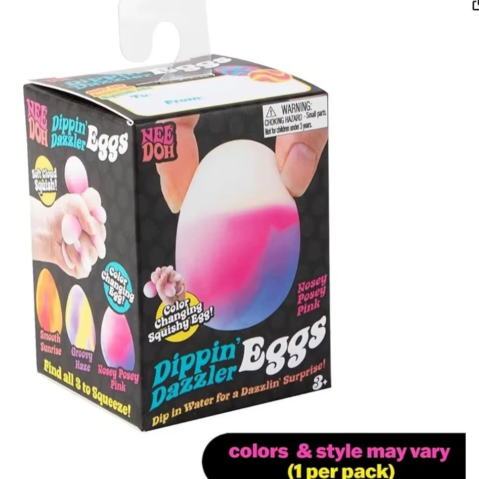 NEE DOH 9 Styles Squishy Fidget Toys Soft Squeeze Sensory Toy Easter Valentine Stress Relief Gift for Kids Adults