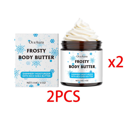 Shea Butter Body Cream Ultra-Hydrating Daily Nourish Skin Lasting Moisturizer Reduce Dryness Soft Body Skin Cream Easy to Absorb